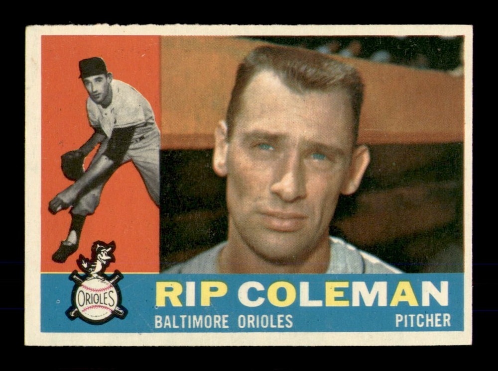 1960 Topps #179 Rip Coleman EX-MINT Baseball Card OBGcards