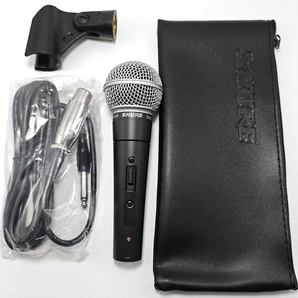 Shure SM58S SM58 Dynamic Vocal Microphone With On/Off Switch Fast Free Shipping
