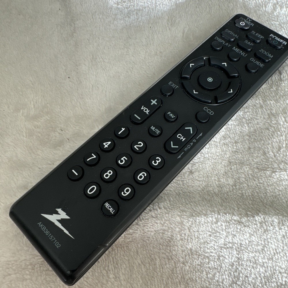Vintage Zenith AKB36157102 Remote Control for Classic TVs