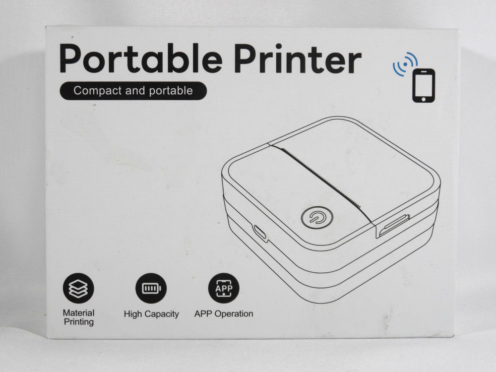 Mini Portable Thermal Label Printer by INVISEN for Easy Labeling