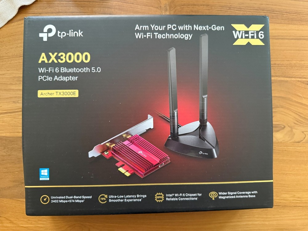 TP-Link Archer TX3000E AX3000 PCIe WiFi 6 Bluetooth 5.0 PCI Express Adapter Card