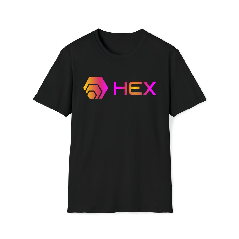 HEX Pulsechain Crypto Crewneck Softstyle T-Shirt | Cryptocurrency | Token-image