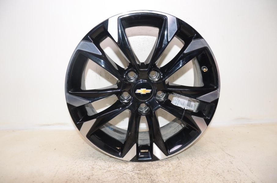 2021 2022 CHEVY TRAILBLAZER 17x7.5 Black 5 Double Spoke Wheel Rim Opt Q6V 888082