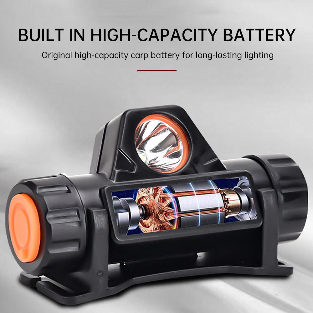 Auto-Dimming Welding Helmet Headlight with USB Charging Dual-Purpose Light US