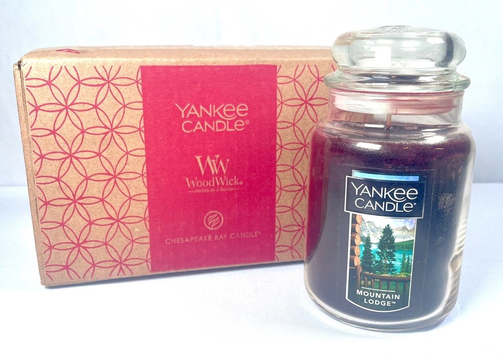 Yankee Candle Mountain Lodge Large Jar 22 oz Single Wick Candle New