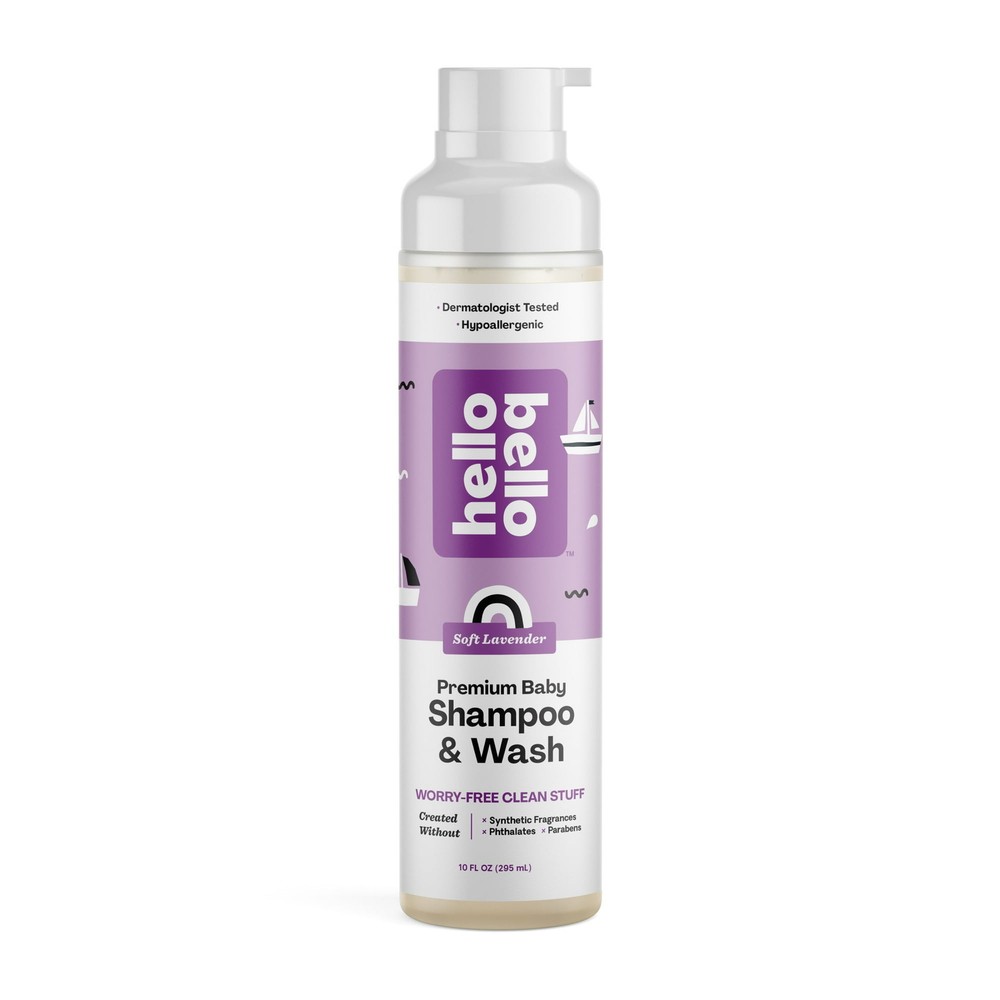 Hello Bello Shampoo & Body Wash for Infants & Children All Skin Types Lavender 1