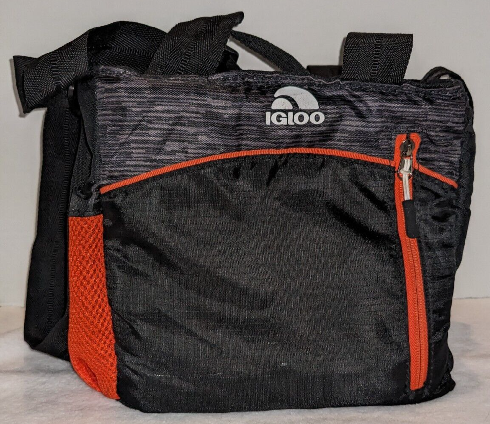 Igloo Insulated Lunch Box – Adjustable Handle, Front Zipper & Side Pocket