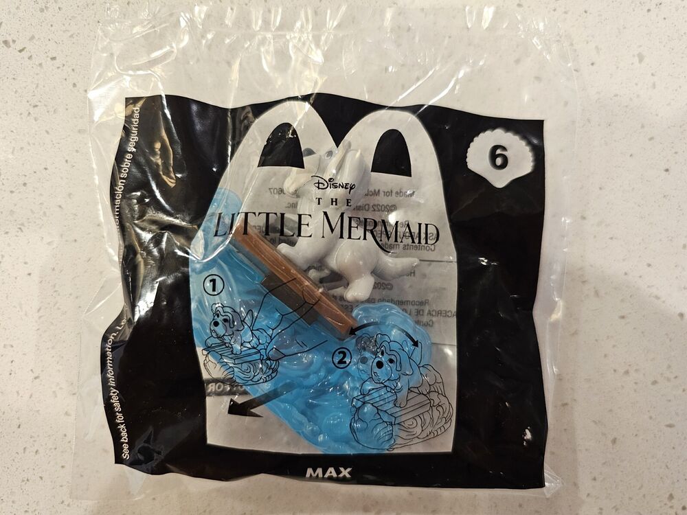 McDonald's Happy Meal Toy The Little Mermaid Max #6 2023 NEW