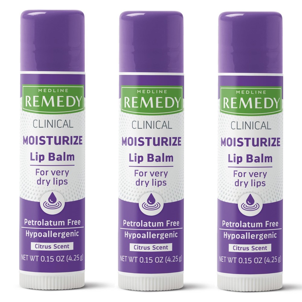 Medline Remedy Phytoplex Hydrating Lip Balm Soothes Protects Dry Lips
