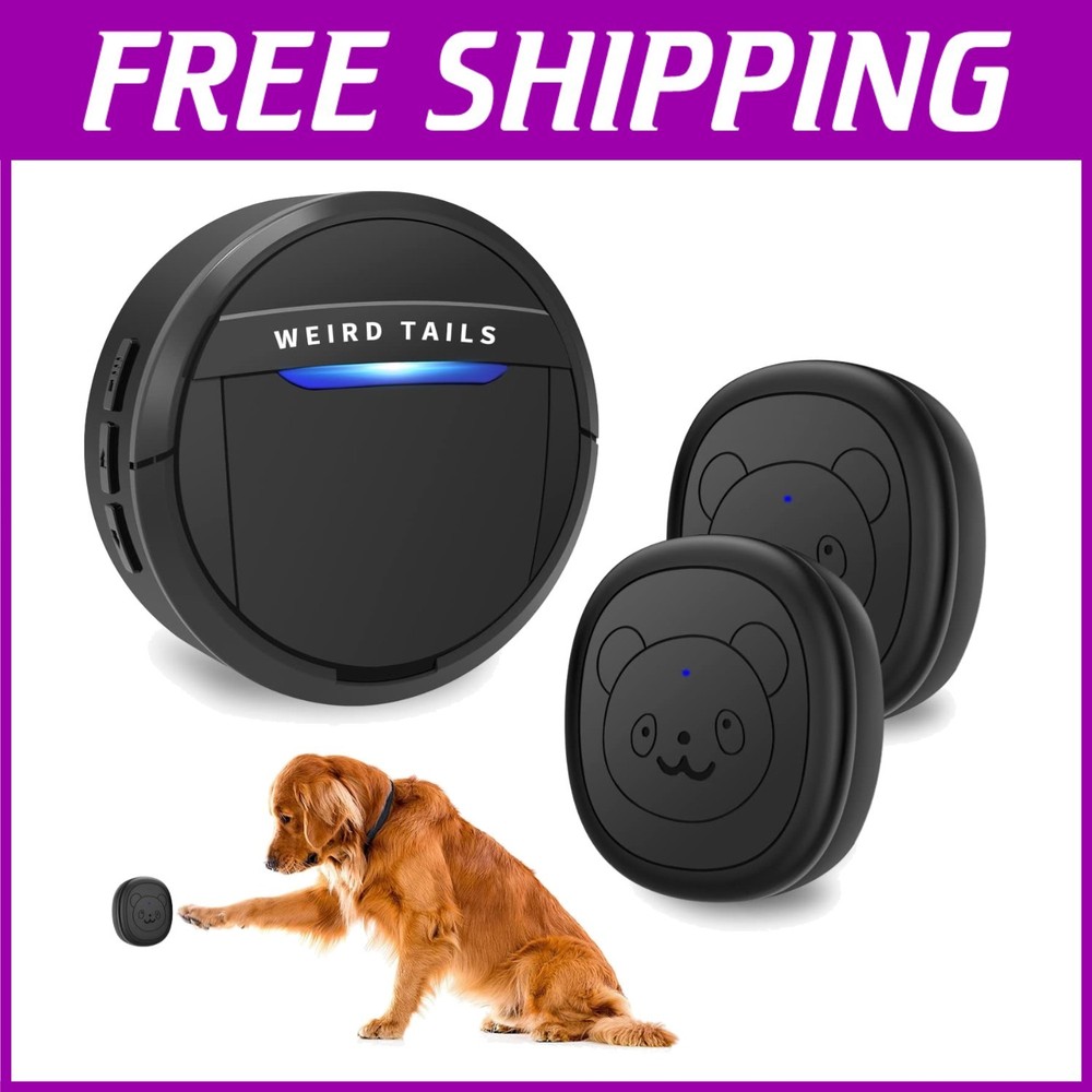 IP55 Waterproof Dog Doorbell for Potty Training with Long Range Signal