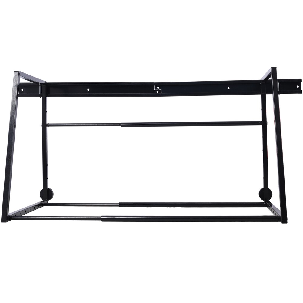 Heavy Duty Adjustable Black Garage Wall Tire Rack Storage