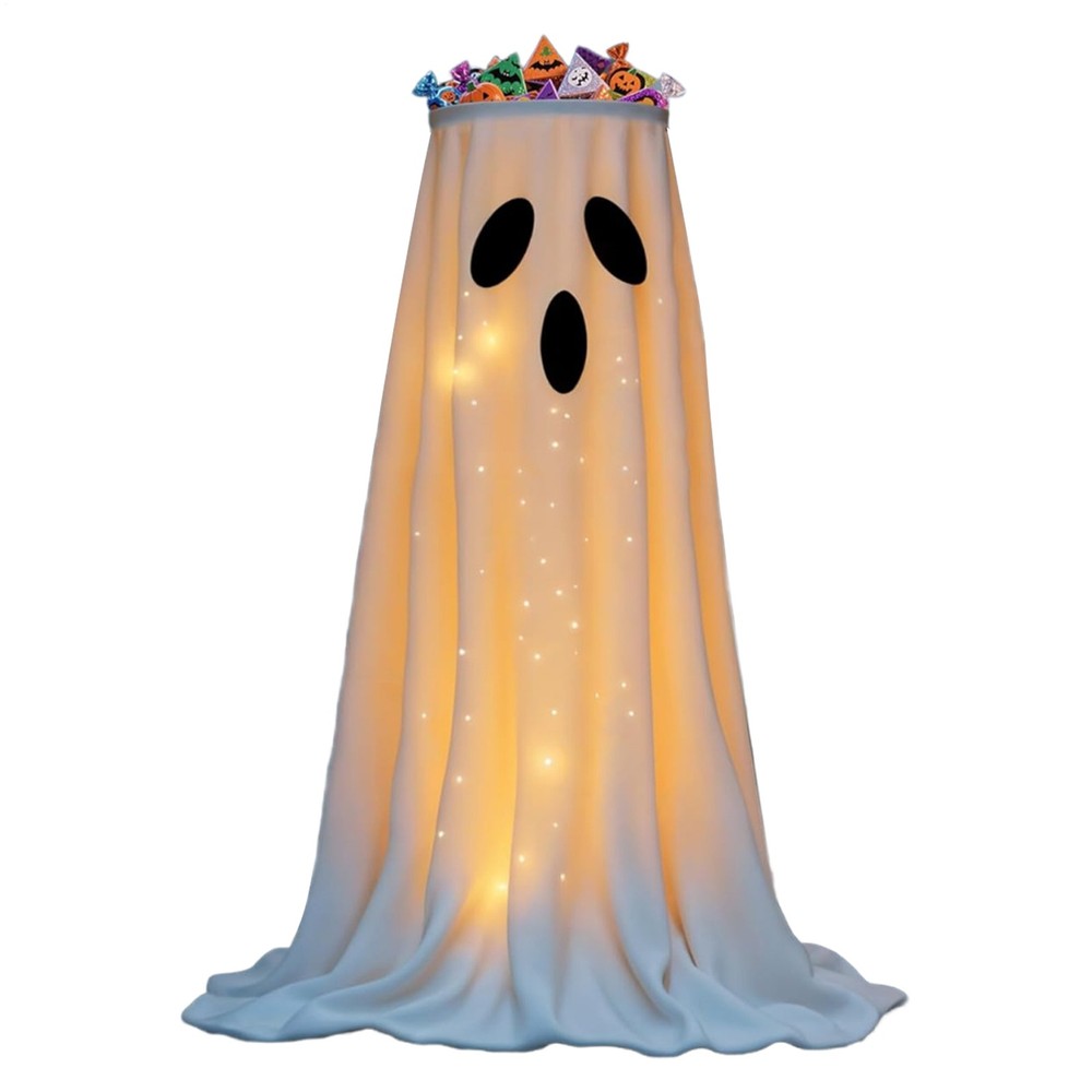 Halloween Serving Dishes Light Up Halloween Ghost Decor Statue For Excellently