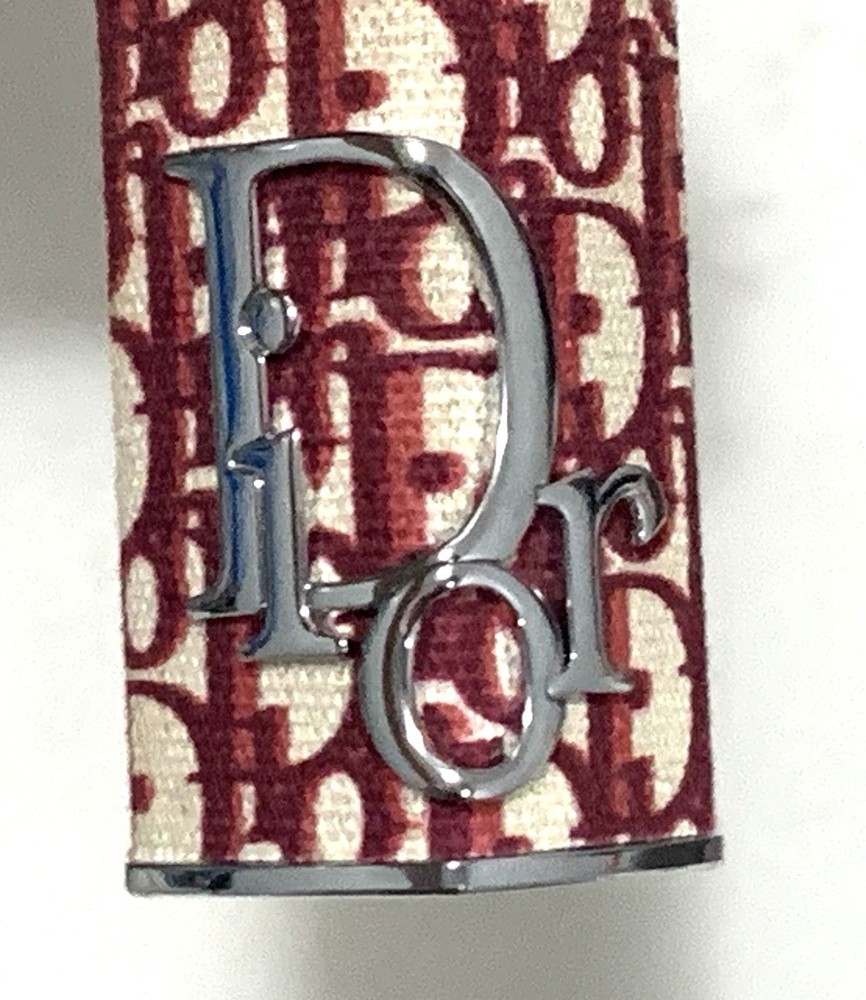 Dior Addict Lipstick Case in Burgundy Oblique Monogram NWOT