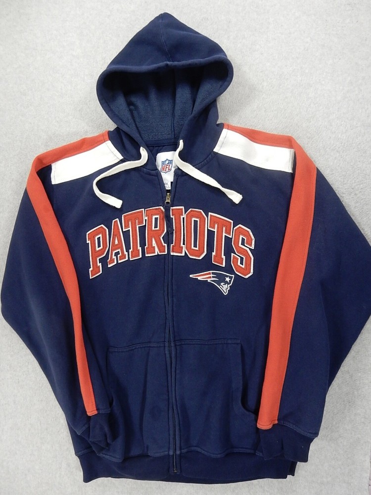 New England Patriots NFL Game Day Hoodie Jacket (Men's XXL) Bill Belichick