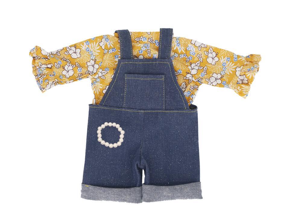Set 3 of Denim camisole & shirt & Bracelet made for 18'' American girl doll