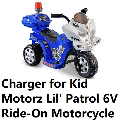 🔥ac power supply battery Charger For Kid Motorz Lil' Patrol 6v ride on