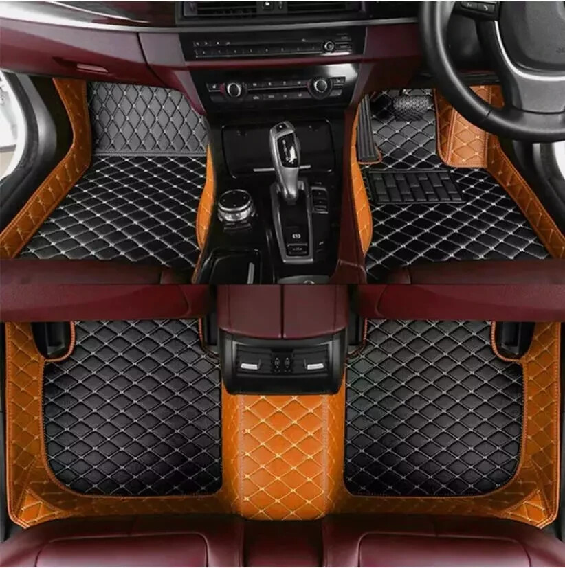 For Audi Q2 Q3 Q5 Q7 Q8 RS SQ5 TT A3 S3 A6 Car Foot Mats PU 3D Right-hand Drive