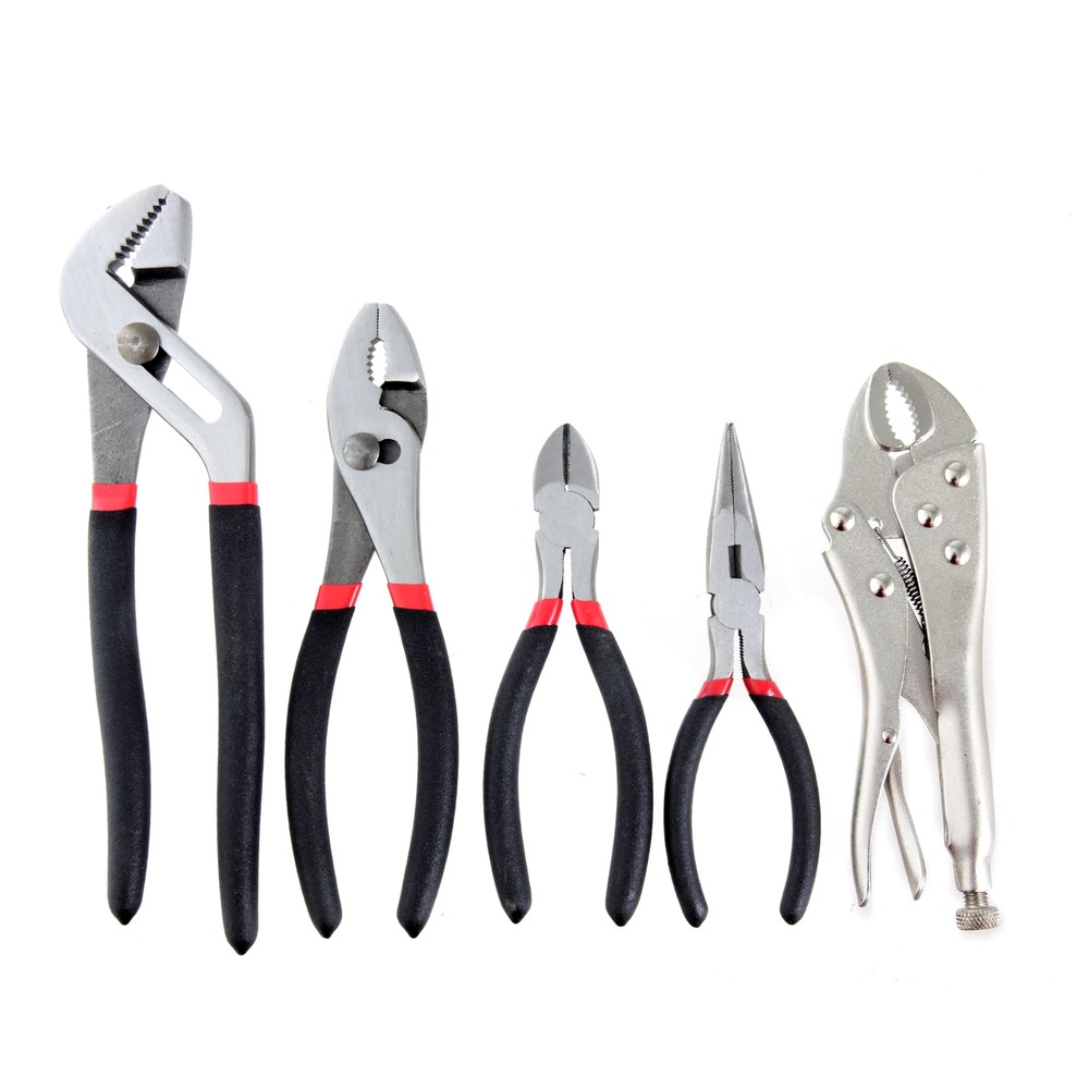 5-Piece Multi-Purpose Pliers Set for DIY and Home Repairs