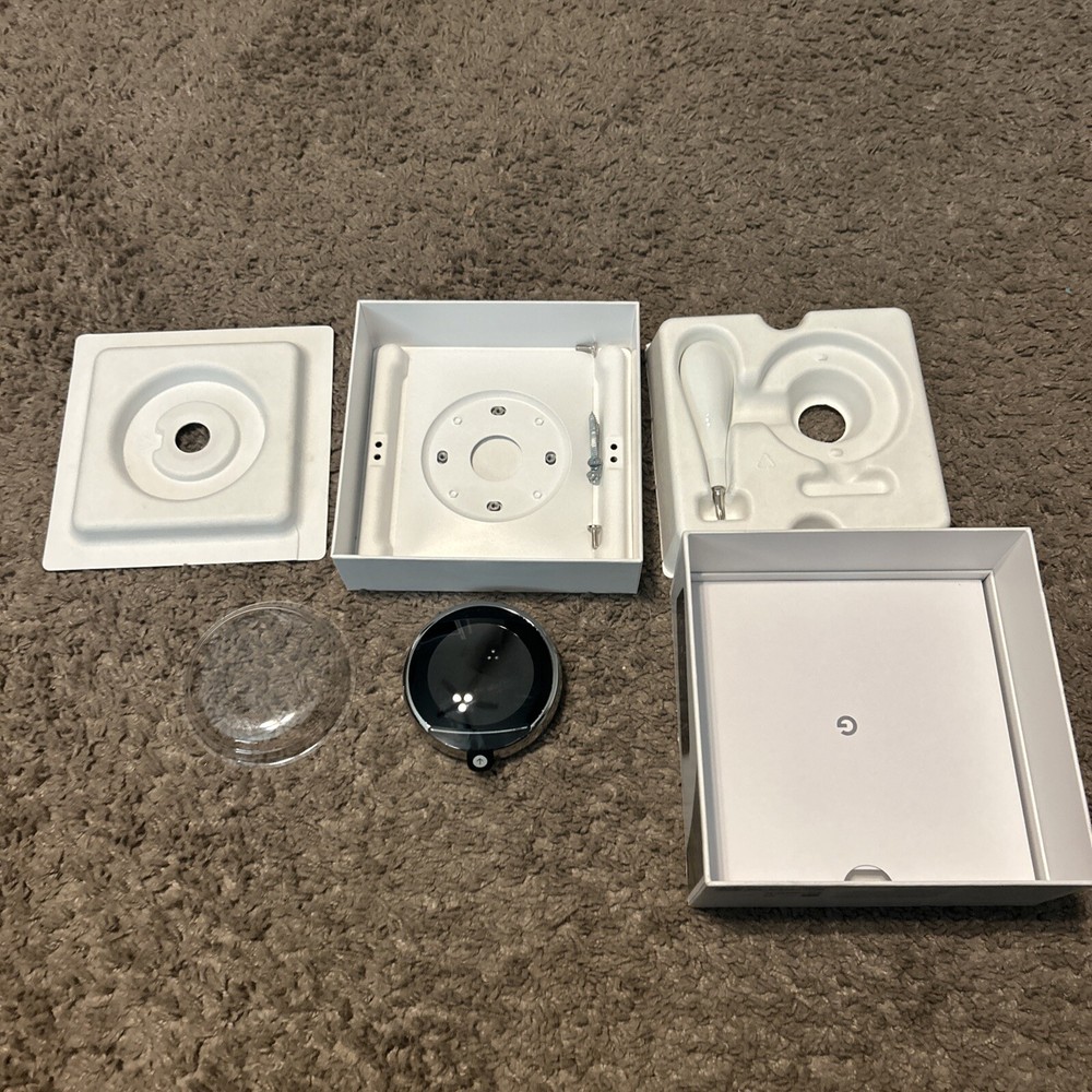 Google Nest Learning Thermostat #T3019US! AS-IS! NO BASE! SEE/READ DESCRIPTION