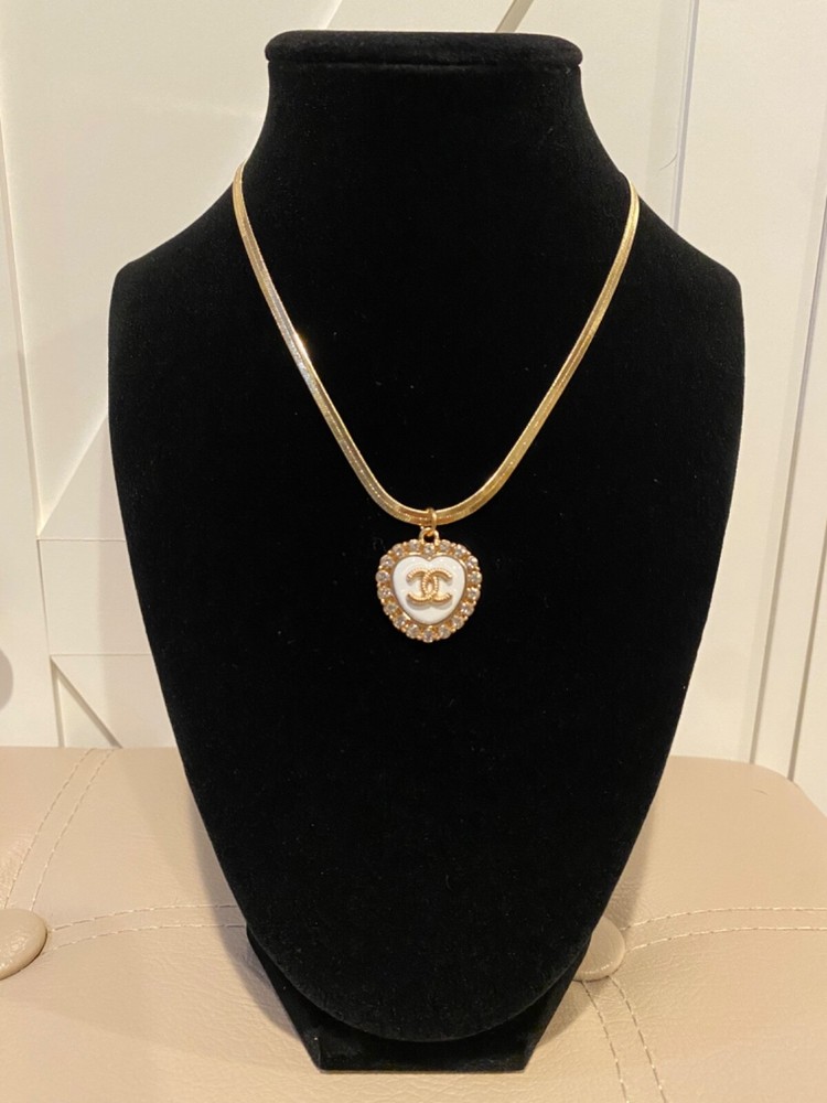 Chanel Pendant Gold Necklace