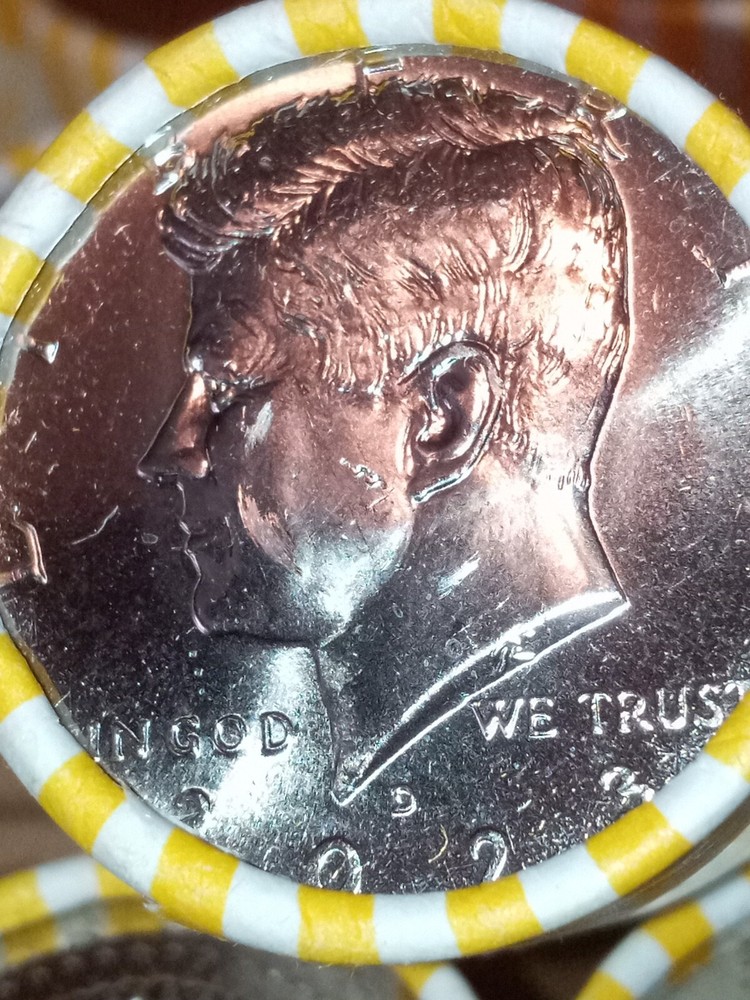 2023 D HALF DOLLAR SEALED BANK ROLL $10 FACE VALUE UNCIRCULATED(1 ROLL 20 COINS)