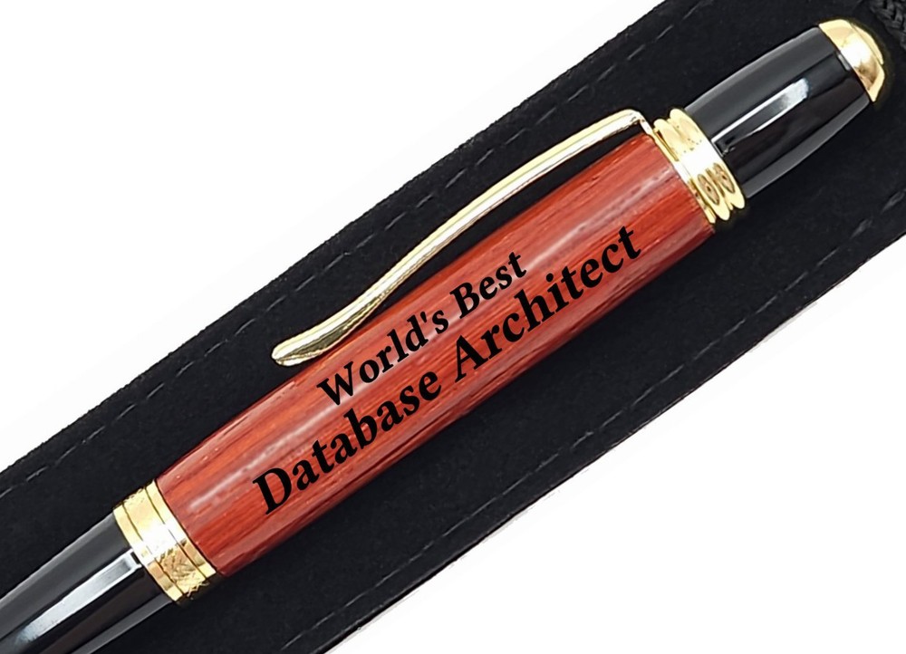 Worlds Best Engraved Pen Gift for Database Architects