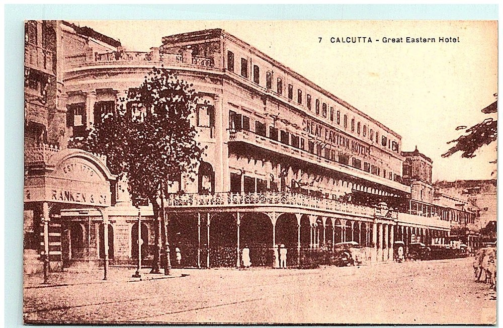 S01-9389, CALCUTTA, GREAT EASTERN HOTEL, VINTAGE POSTCARD