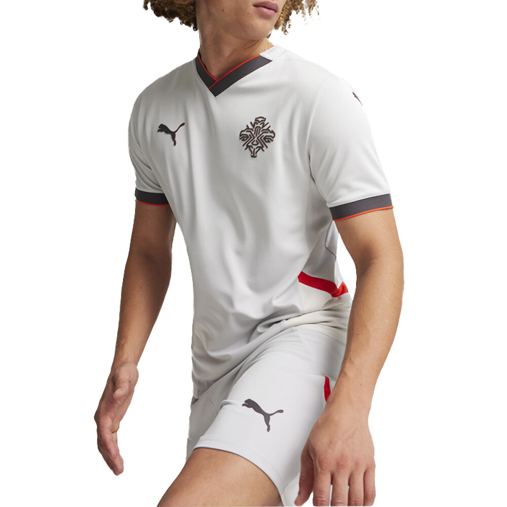 Puma Ksi Crew Neck Short Sleeve Away Soccer Jersey Replica Mens Size M   7739610