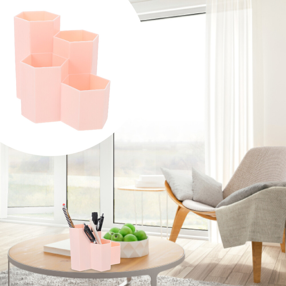 Cosmetic Brush Container Makeup Brush Stand Desktop Pen Organizer