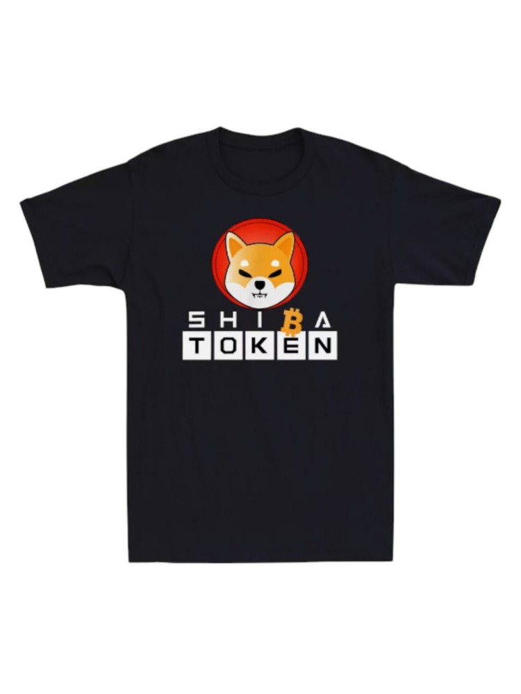 Shiba Inu Mens T-shirt Crypto Cryptocurrency Dog Hodl Hold Funny Joke Meme Coin-image