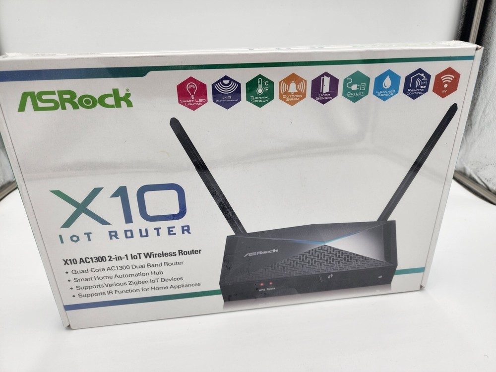 Asrock X10R/X10/X10S AC1300 2-in-1 IoT Wireless Router-image