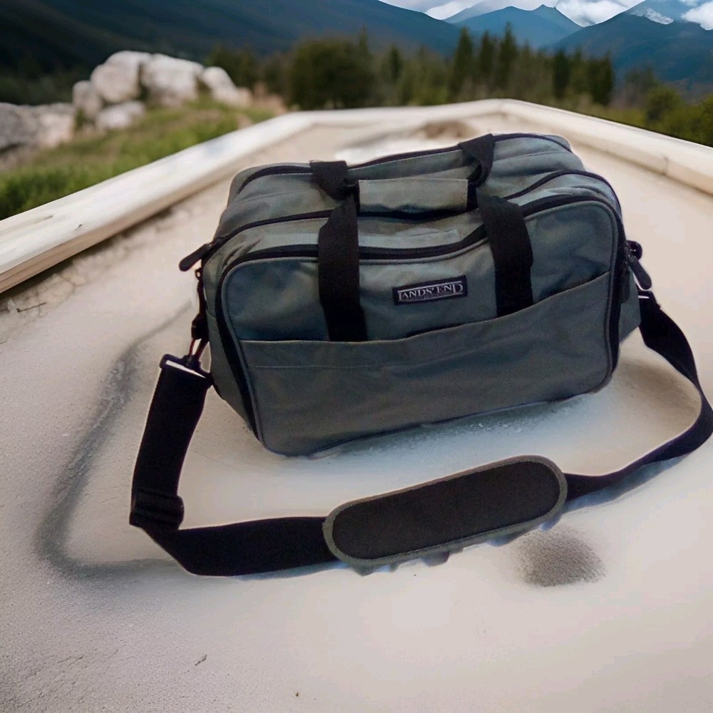 Lands End Weekender Carry-On Gem Durable Spacious Travel Bag