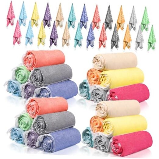 30x60 Inch Lightweight Turkish Beach Towel in 24 Colors