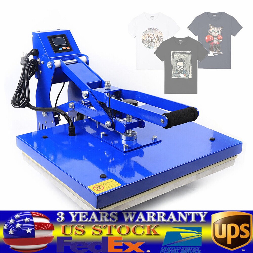 Automatic 16x20in Heat Press Machine Clamshell Base Auto Open T Shirt Heat Press