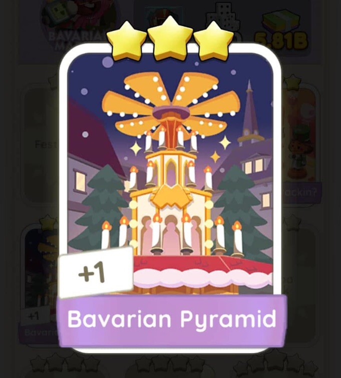 Bavarian Pyramid - Monopoly Go - Sticker - 3Star⭐️