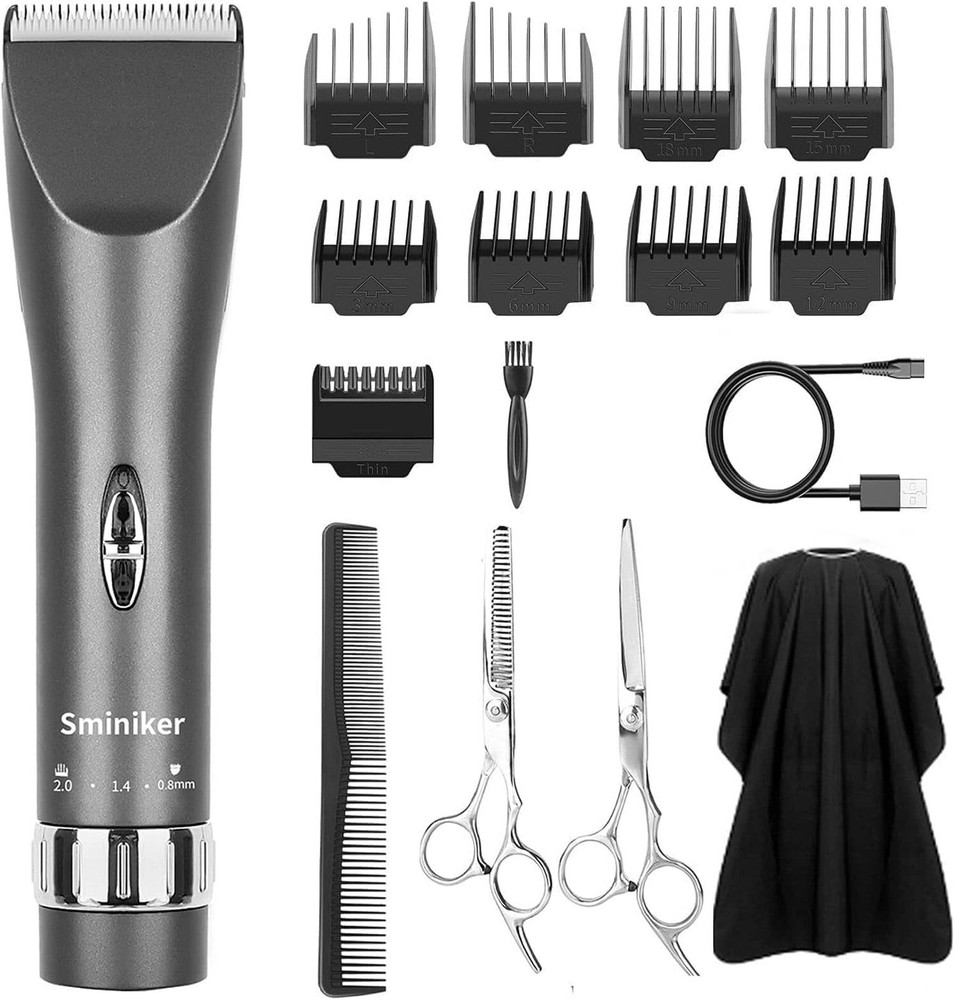 Professional Hair Clippers Cordless Barber Shavers Rechargeable Hair Cutting ...
