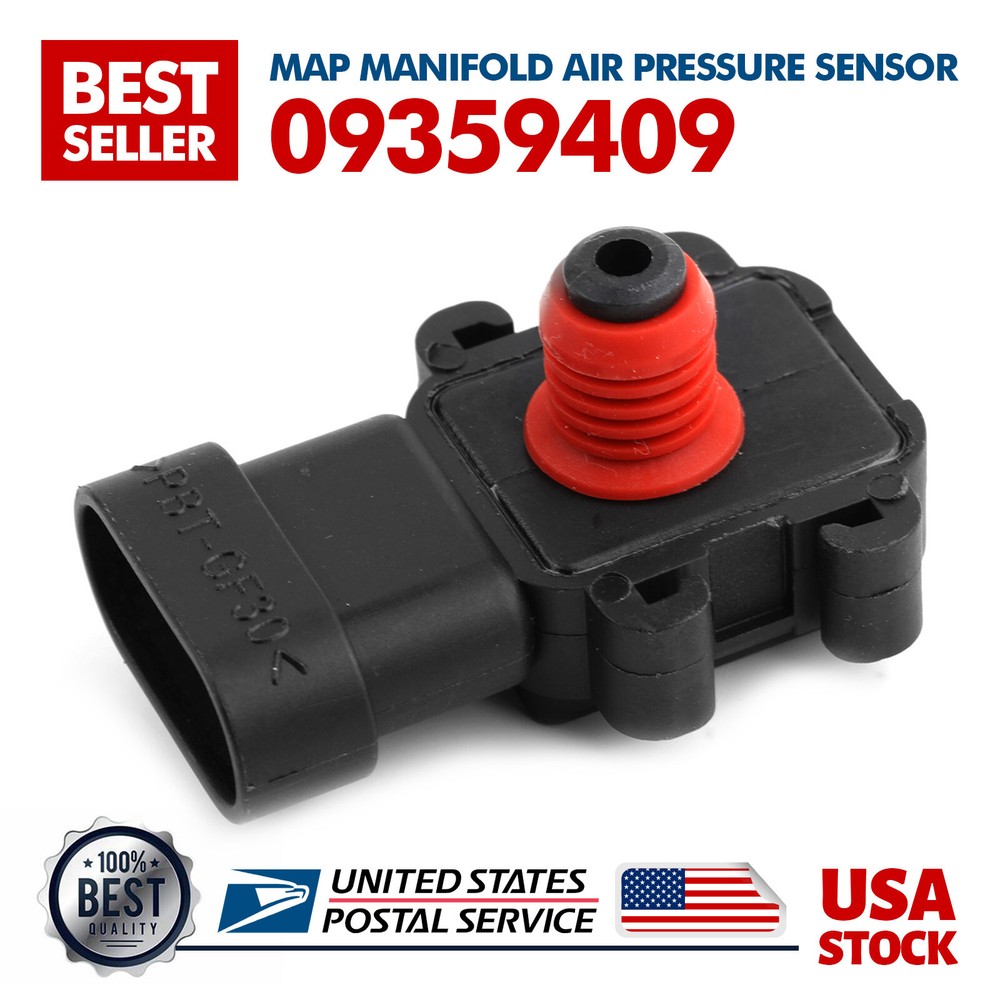 Manifold Absolute Pressure MAP Sensor Compatible with Buick Cadillac GMC Chevy Pontiac Models