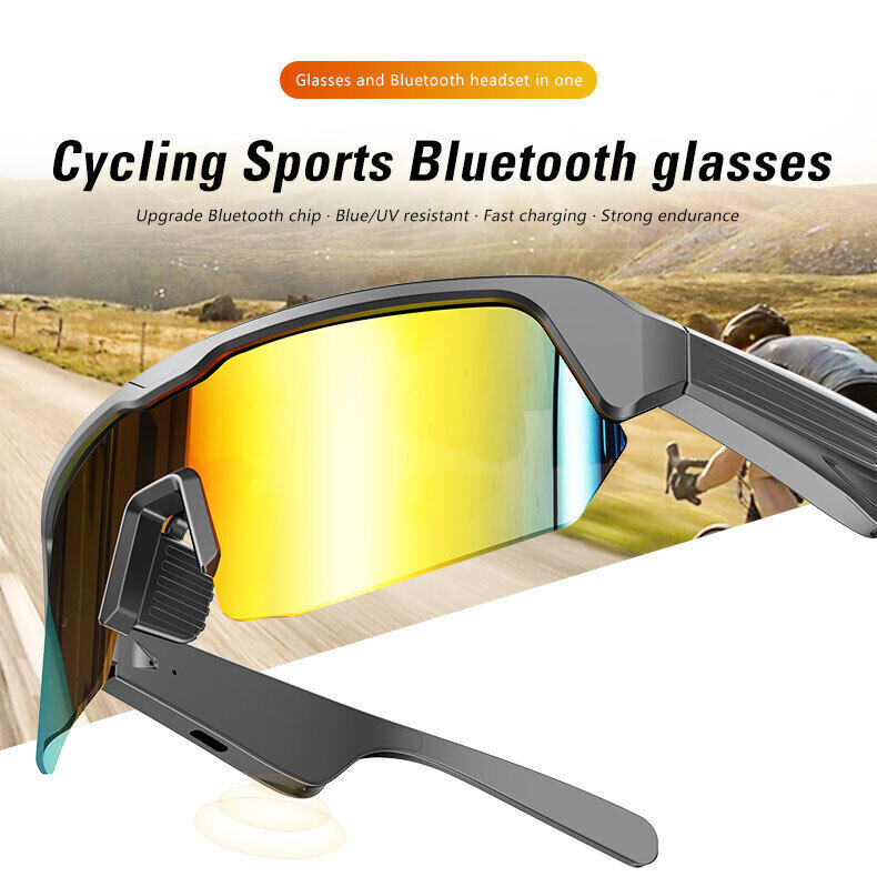 Wireless Bluetooth Smart Glasses for Outdoor Sports Music Calls