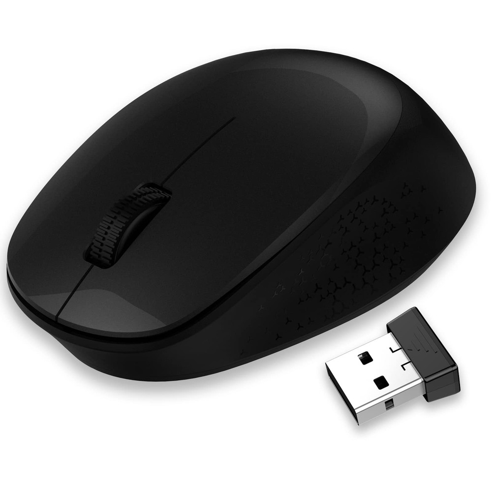 Wireless Mouse for Laptop, 2.4GHz Silent USB Mouse, Slim Optical Mouse with 3...