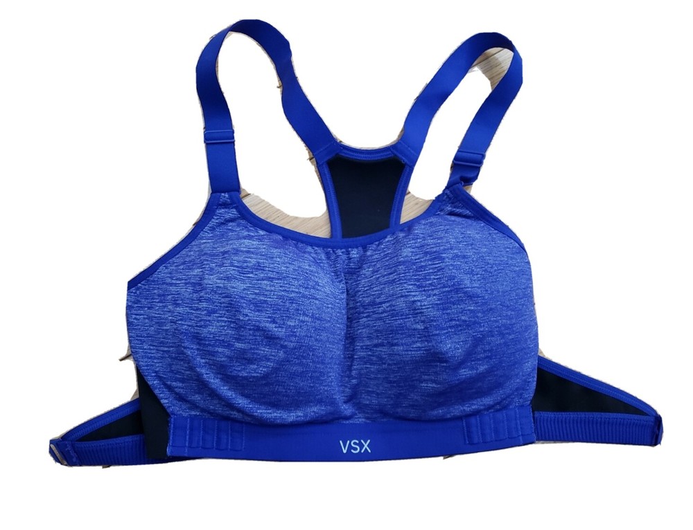 Victoria's Secret Sport VSX sports bra 34B padded purple heathered no underwire