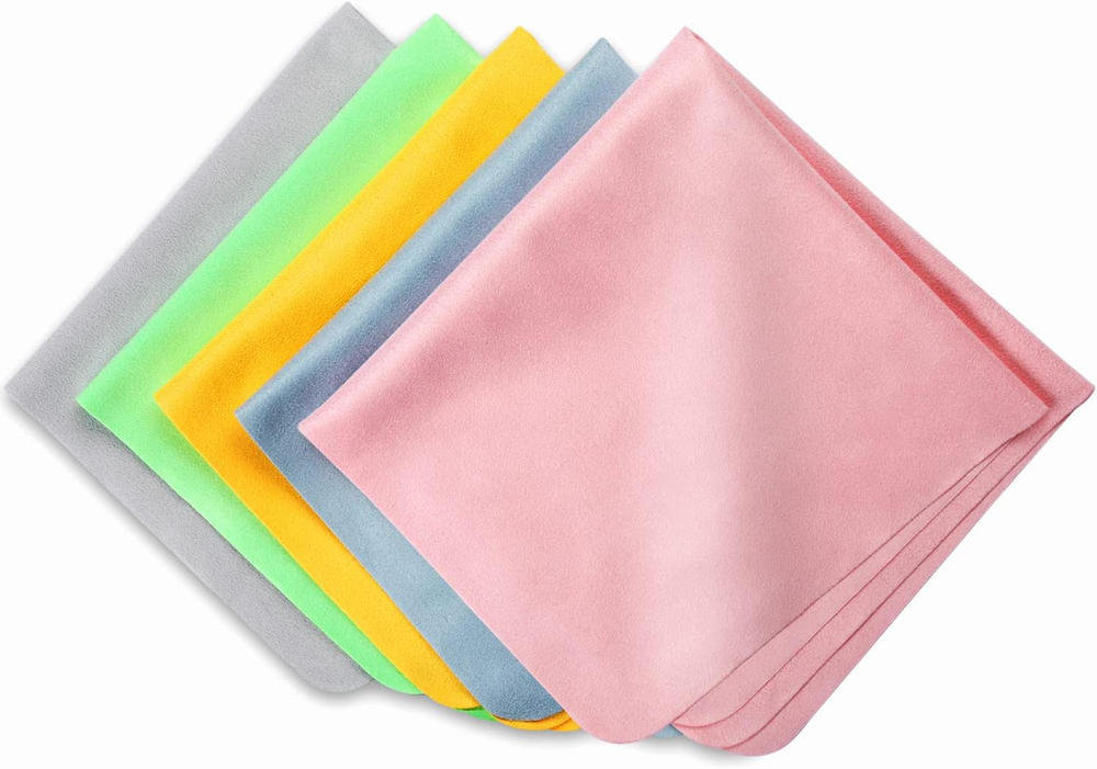 Extra Large 12x12 Microfiber Cleaning Cloths for Glasses and Lenses