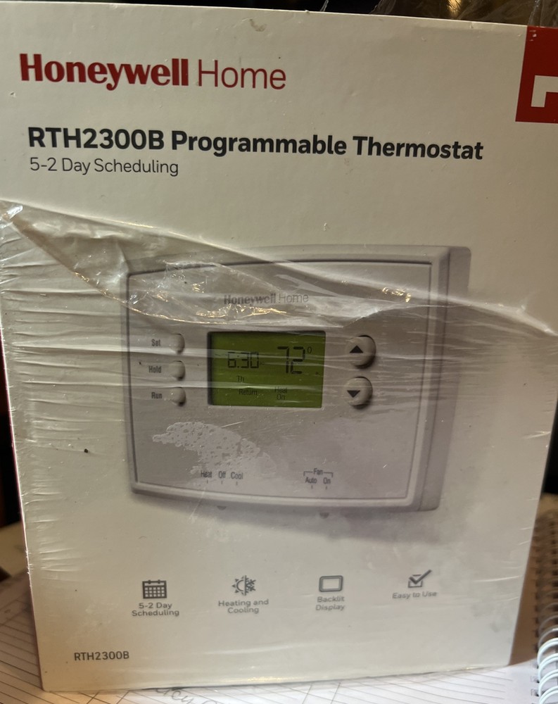 Honeywell 5-2 Day Programmable Thermostat RTH2300B Heating Cooling OPEN BOX