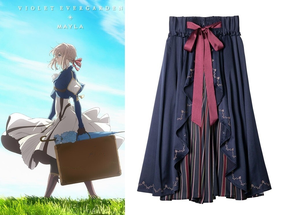 Violet Evergarden ICONIQUE SKIRT Akora L Size Women Mayla Japan Cosplay