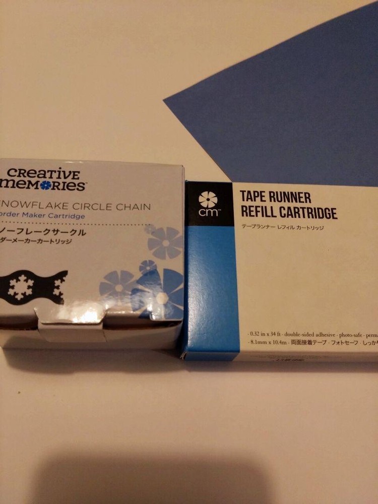 Creative Memories Snowflake Cartridge Circle & Tape Runner Refill