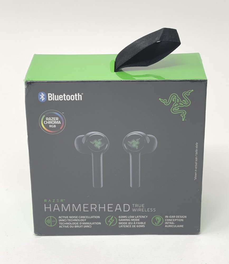 Razer Hammerhead True Wireless 2nd Generation Bluetooth Earbuds Black Brand NEW