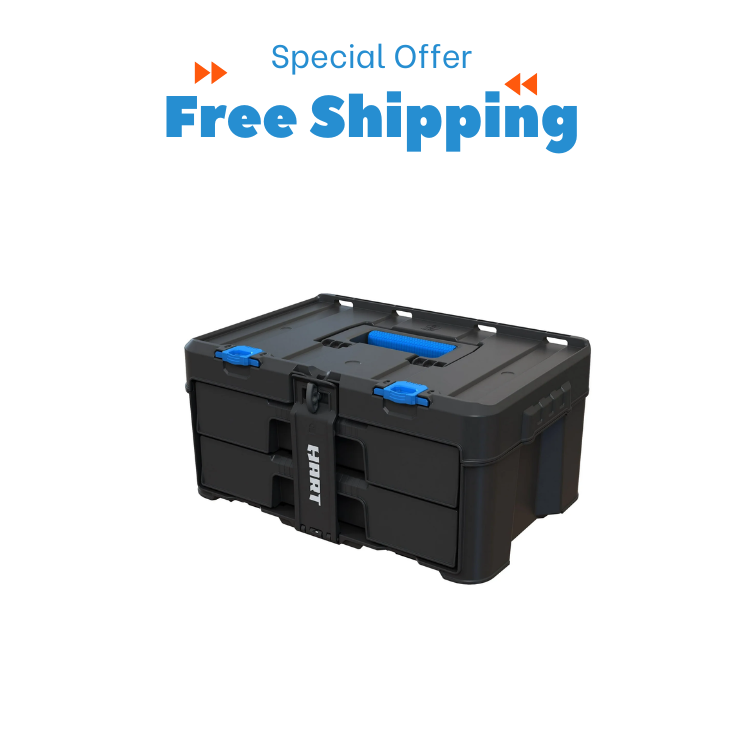 Hart 2-Drawer Stackable Tool & Parts Storage Unit Small New US