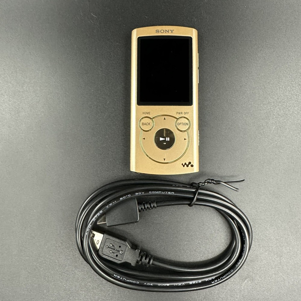 SONY NW-S764 Walkman 8GB DIGITAL MUSIC PLAYER Gold Tested Working