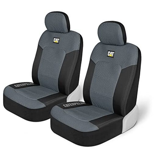 MeshFlex Automotive Seat Covers for Cars Trucks and Gray Front Seat Covers