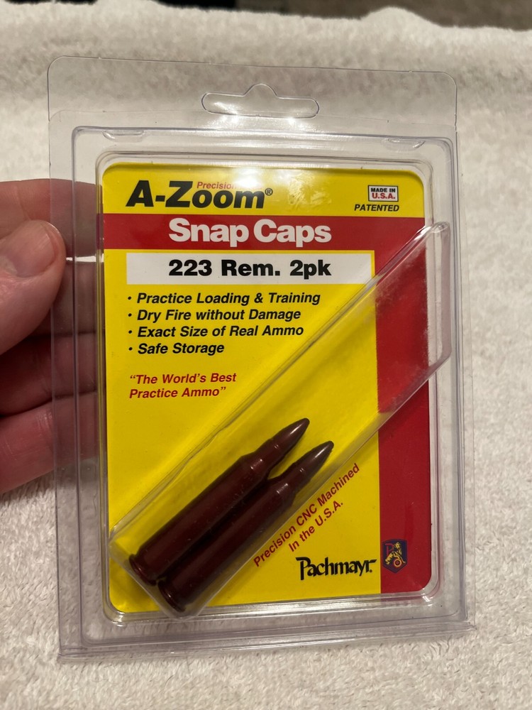 A-ZOOM  .223 REMINGTON 5.56 ALUMINUM SNAP CAP TWO PACK  # 12222
