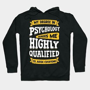 Psychology Psychologist Gift Made in USA Hoodie S to 3XL